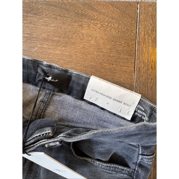 NWT 7 For All Mankind Ultra High Rise Skinny Boot Size 27 - Picture 3 of 7